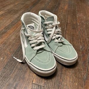 Vans Mint Green High-Top Sneakers